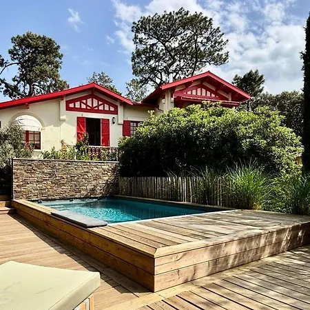 157-soulac Sur - 157 - Maison De Charme De Style Basque Avec Piscine Privee Mae-7391 Villa *